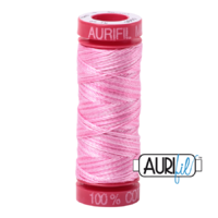 Aurifil 12wt Cotton Mako' 50m Spool - 3660 - Bubblegum