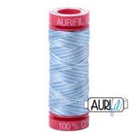 Aurifil 12wt Cotton Mako' 50m Spool - 3770 - Stone Washed Denim