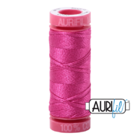 Aurifil 12wt Cotton Mako' 50m Spool - 4020 - Fuchsia