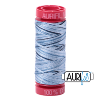 Aurifil 12wt Cotton Mako' 50m Spool - 4669 - Stonewash Blue