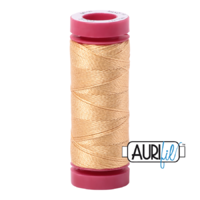 Aurifil 12wt Cotton Mako' 50m Spool - 5001 - Ocher Yellow