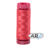 Aurifil 12wt Cotton Mako' 50m Spool - 5002 - Medium Red