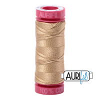 Aurifil 12wt Cotton Mako' 50m Spool - 5010 - Blond Beige