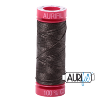 Aurifil 12wt Cotton Mako' 50m Spool - 5013 - Asphalt