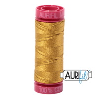 Aurifil 12wt Cotton Mako' 50m Spool - 5022 - Mustard