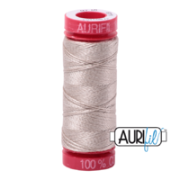 Aurifil 12wt Cotton Mako' 50m Spool - 6711 - Pewter