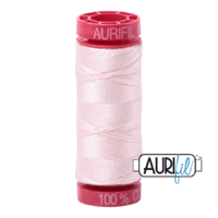 Aurifil 12wt Cotton Mako' 50m Spool - 6723 - Fairy Floss