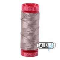 Aurifil 12wt Cotton Mako' 50m Spool - 6730 - Steampunk