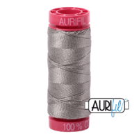 Aurifil 12wt Cotton Mako' 50m Spool - 6732 - Earl Grey