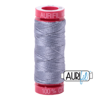 Aurifil 12wt Cotton Mako' 50m Spool - 6734 - Swallow