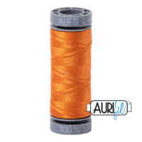 Aurifil 28wt Cotton Mako' 100m Spool - 1133 - Bright Orange