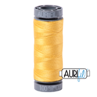 Aurifil 28wt Cotton Mako' 100m Spool - 1135 - Pale Yellow