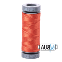 Aurifil 28wt Cotton Mako' 100m Spool - 1154 - Dusty Orange