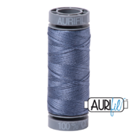 Aurifil 28wt Cotton Mako' 100m Spool - 1248 - Dark Grey Blue