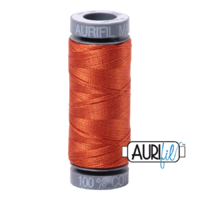 Aurifil 28wt Cotton Mako' 100m Spool - 2240 - Rusty Orange