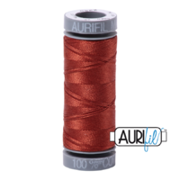 Aurifil 28wt Cotton Mako' 100m Spool - 2350 - Copper