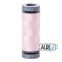 Aurifil 28wt Cotton Mako' 100m Spool - 2410 - Pale Pink