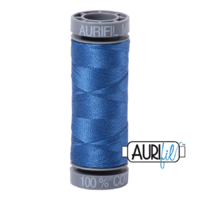 Aurifil 28wt Cotton Mako' 100m Spool - 2730 - Delft Blue