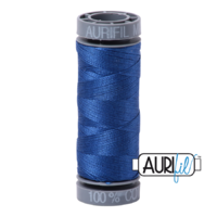 Aurifil 28wt Cotton Mako' 100m Spool - 2735 - Medium Blue