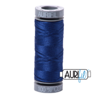 Aurifil 28wt Cotton Mako' 100m Spool - 2780 - Dark Delft Blue