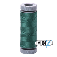 Aurifil 28wt Cotton Mako' 100m Spool - 4129 - Turf Green
