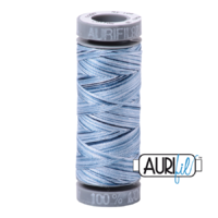 Aurifil 28wt Cotton Mako' 100m Spool - 4669 - Stonewash Blue