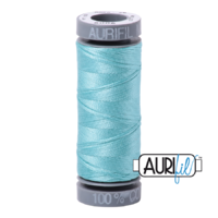 Aurifil 28wt Cotton Mako' 100m Spool - 5006 - Light Turquoise