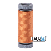 Aurifil 28wt Cotton Mako' 100m Spool - 5009 - Medium Orange