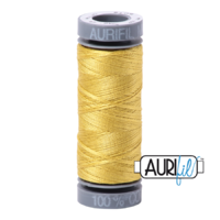 Aurifil 28wt Cotton Mako' 100m Spool - 5015 - Gold Yellow