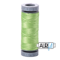 Aurifil 28wt Cotton Mako' 100m Spool - 5017 - Shining Green