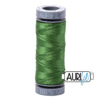 Aurifil 28wt Cotton Mako' 100m Spool - 5018 - Dark Grass Green