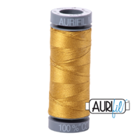 Aurifil 28wt Cotton Mako' 100m Spool - 5022 - Mustard