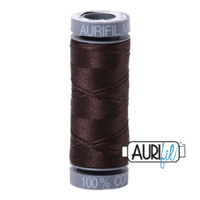 Aurifil 28wt Cotton Mako' 100m Spool - 5024 - Dark Brown