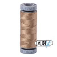 Aurifil 28wt Cotton Mako' 100m Spool - 6010 - Toast