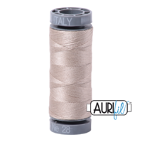 Aurifil 28wt Cotton Mako' 100m Spool - 6711 - Pewter