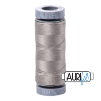 Aurifil 28wt Cotton Mako' 100m Spool - 6732 - Earl Grey