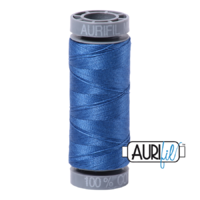 Aurifil 28wt Cotton Mako' 100m Spool - 6738 - Peacock Blue