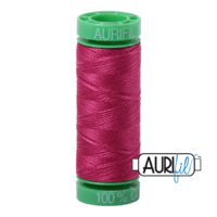 Aurifil 40wt Cotton Mako' 150m Spool - 1100 - Red Plum