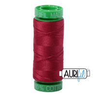 Aurifil 40wt Cotton Mako' 150m Spool - 1103 - Burgundy