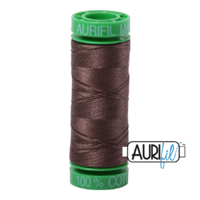 Aurifil 40wt Cotton Mako' 150m Spool - 1140 - Bark