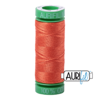 Aurifil 40wt Cotton Mako' 150m Spool - 1154 - Dusty Orange