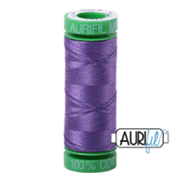 Aurifil 40wt Cotton Mako' 150m Spool - 1243 - Dusty Lavender