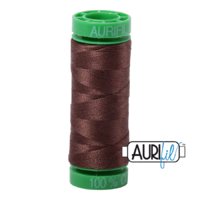 Aurifil 40wt Cotton Mako' 150m Spool - 1285 - Medium Bark