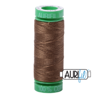 Aurifil 40wt Cotton Mako' 150m Spool - 1318 - Dark Sandstone