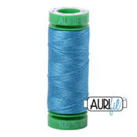 Aurifil 40wt Cotton Mako' 150m Spool - 1320 - Bright Teal