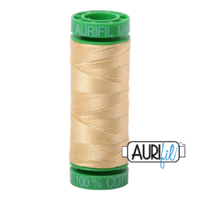 Aurifil 40wt Cotton Mako' 150m Spool - 2125 - Wheat