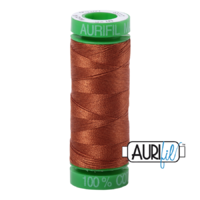 Aurifil 40wt Cotton Mako' 150m Spool - 2155 - Cinnamon