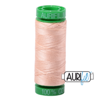 Aurifil 40wt Cotton Mako' 150m Spool - 2205 - Apricot