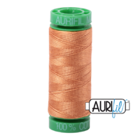 Aurifil 40wt Cotton Mako' 150m Spool - 2210 - Caramel