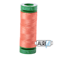 Aurifil 40wt Cotton Mako' 150m Spool - 2220 - Light Salmon
